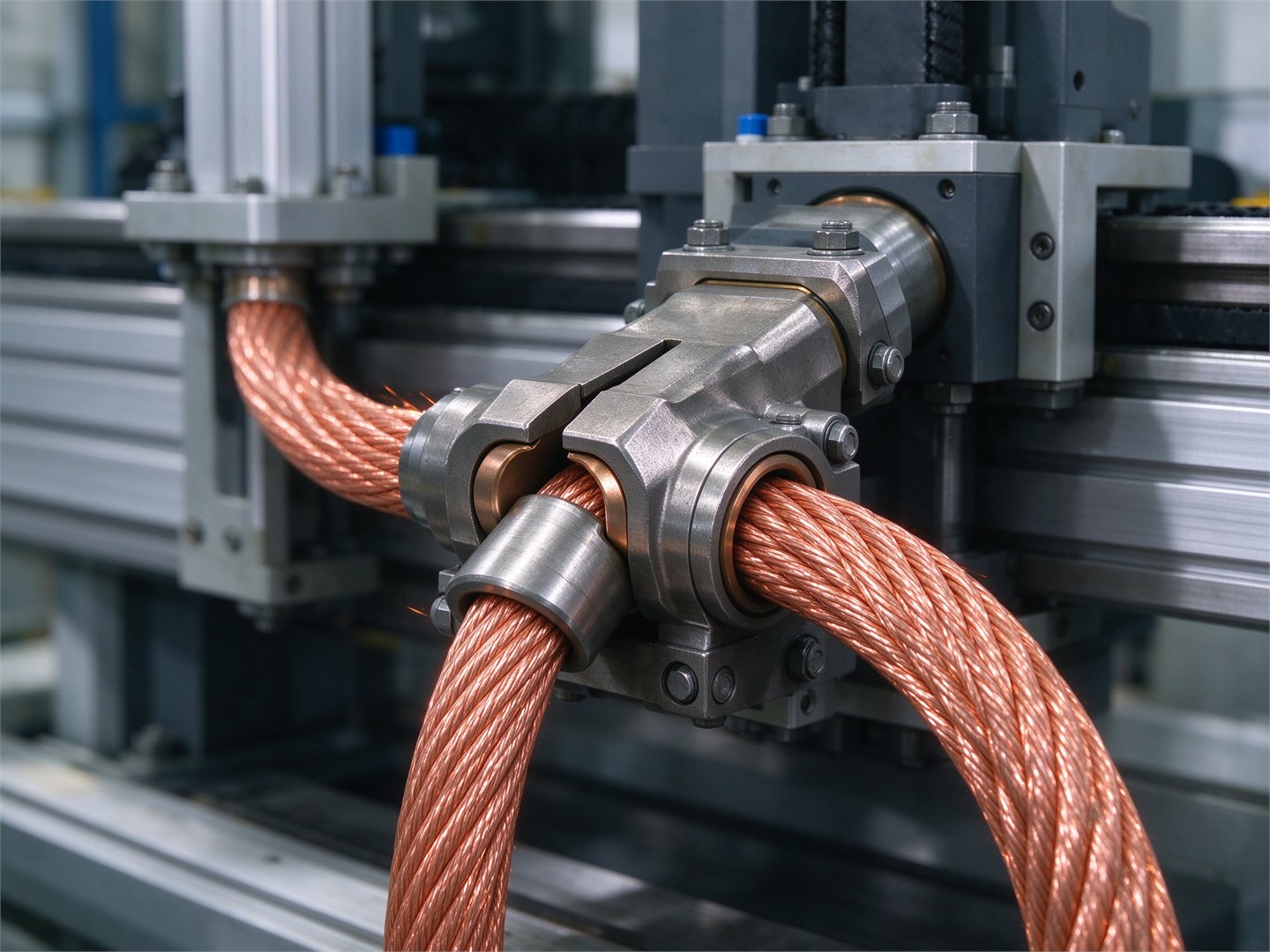 Ropes with strain relief